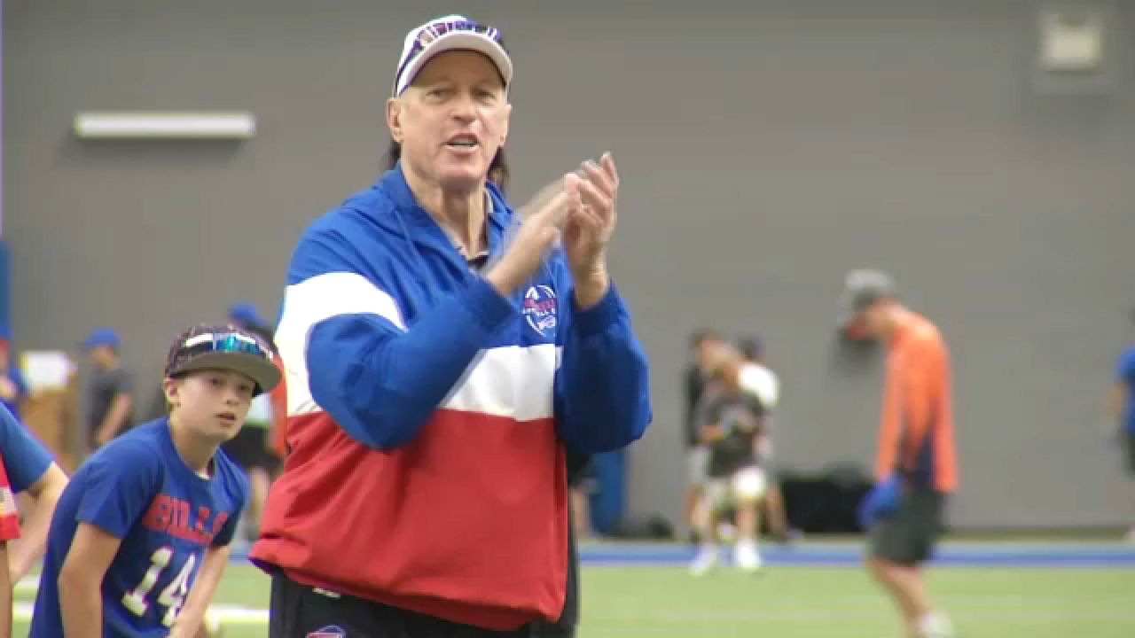 Bills legend Jim Kelly hosts 34th annual youth football camp 