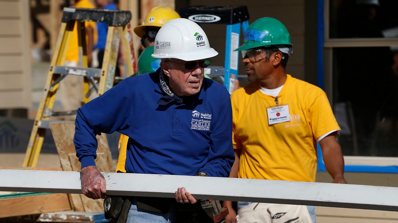 Jimmy Carter's work with Habitat for Humanity began in NYC