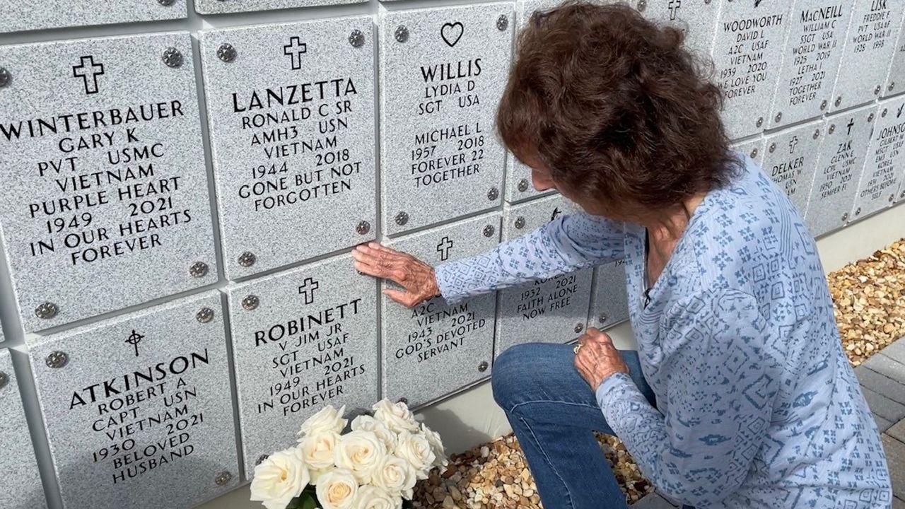 Love stories etched in Florida National Cemetery headstones