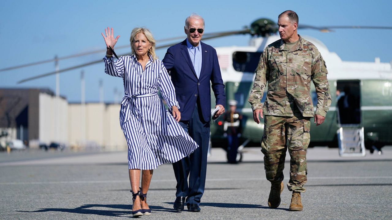 President Joe Biden and first lady Jill Biden