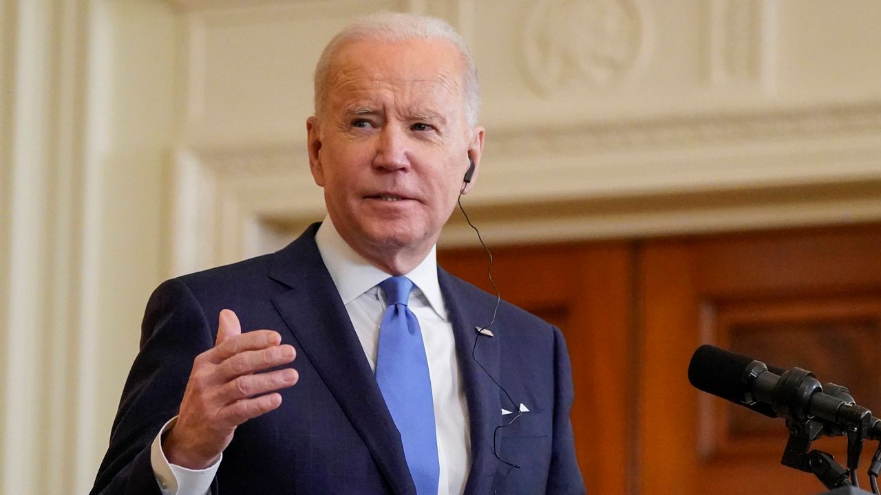 President Joe Biden appears in this file image. (AP Photo)