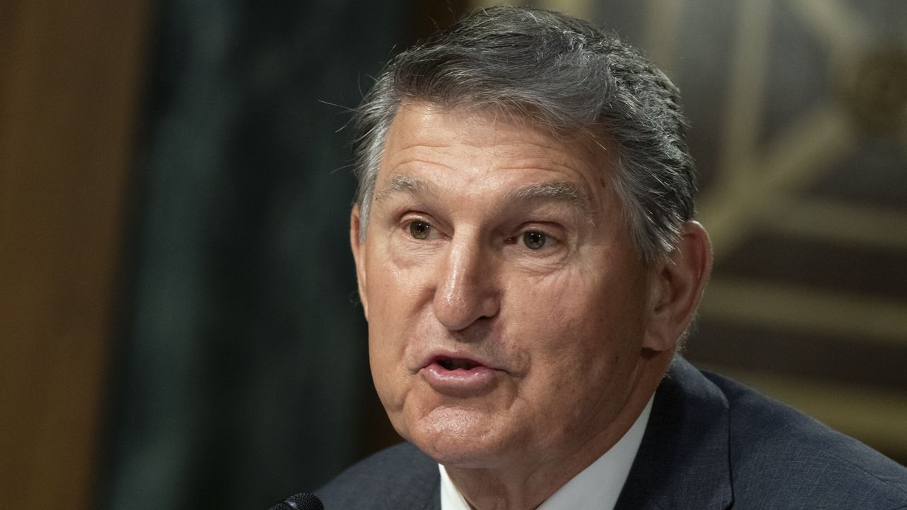 Democratic Sen. Joe Manchin has not ruled out running for president as an independent. (AP Photo/Manuel Balce Ceneta)