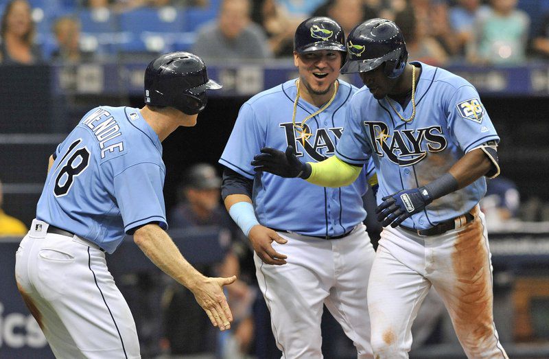 The Tampa Bay Rays hit three home runs on Sunday to complete a three-game sweep of the Minnesota Twins (AP Photo).