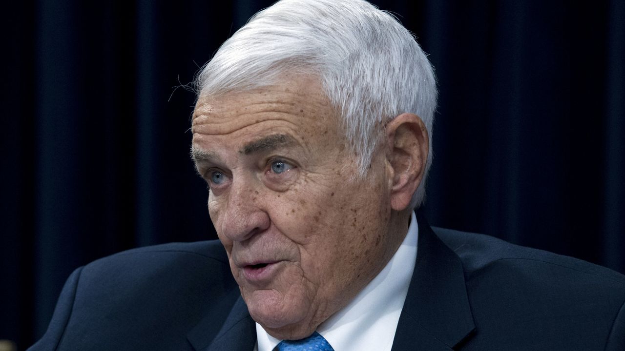 Rep. John Carter, R-Texas, speaks in Washington on Tuesday, Feb. 26, 2019. (AP Photo/Jose Luis Magana)