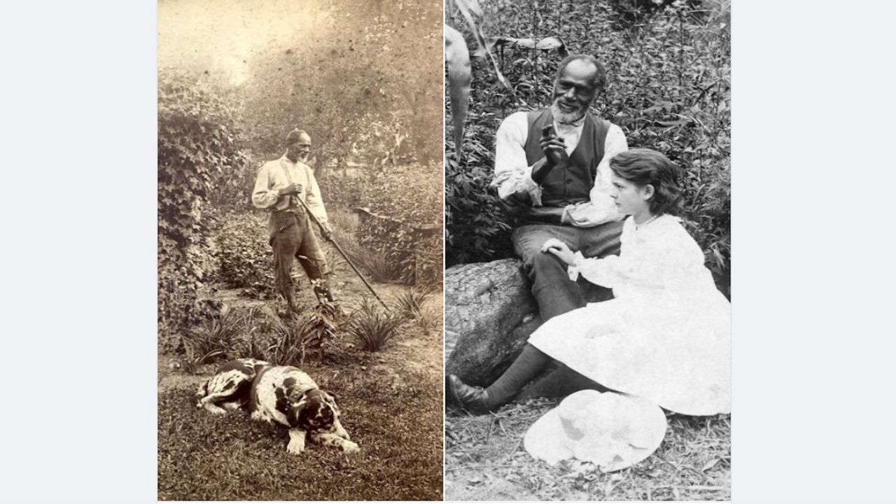 Former slave and Cuyahoga Falls resident John Hansparker was featured in two photos that surfaced last year. (Courtesy Cuyahoga Galls Historical Society)