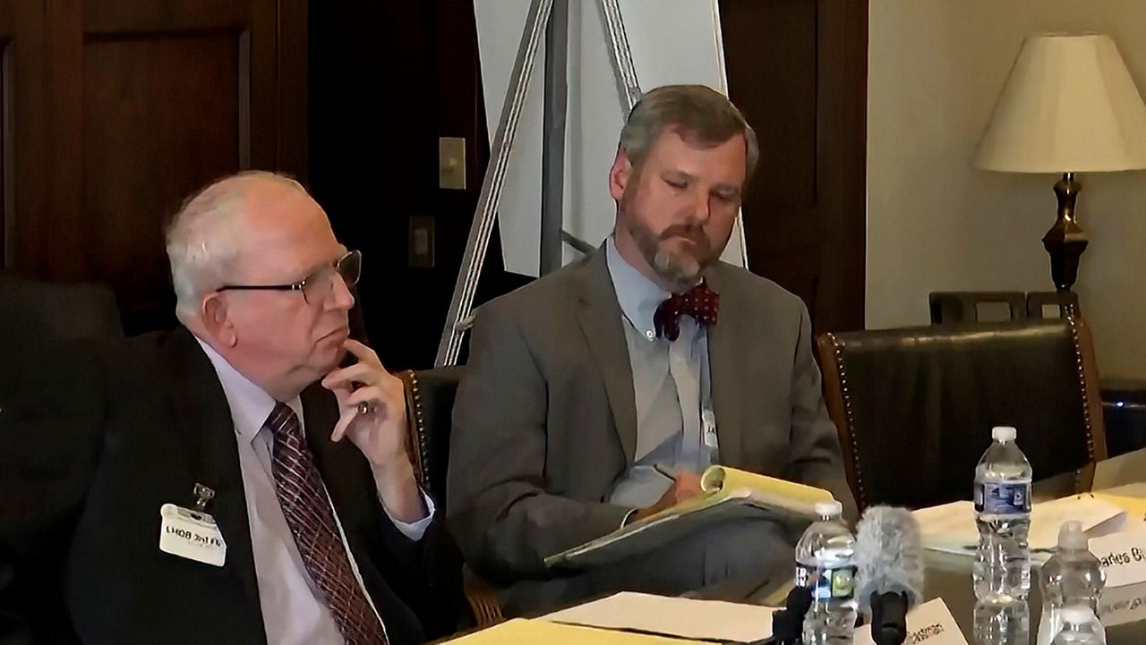 In this image from video released by the House Select Committee, John Eastman, a lawyer for former President Donald Trump, appears during a video deposition to the House select committee investigating the Jan. 6 attack on the U.S. Capitol at the hearing June 16, 2022, on Capitol Hill in Washington. (House Select Committee via AP)