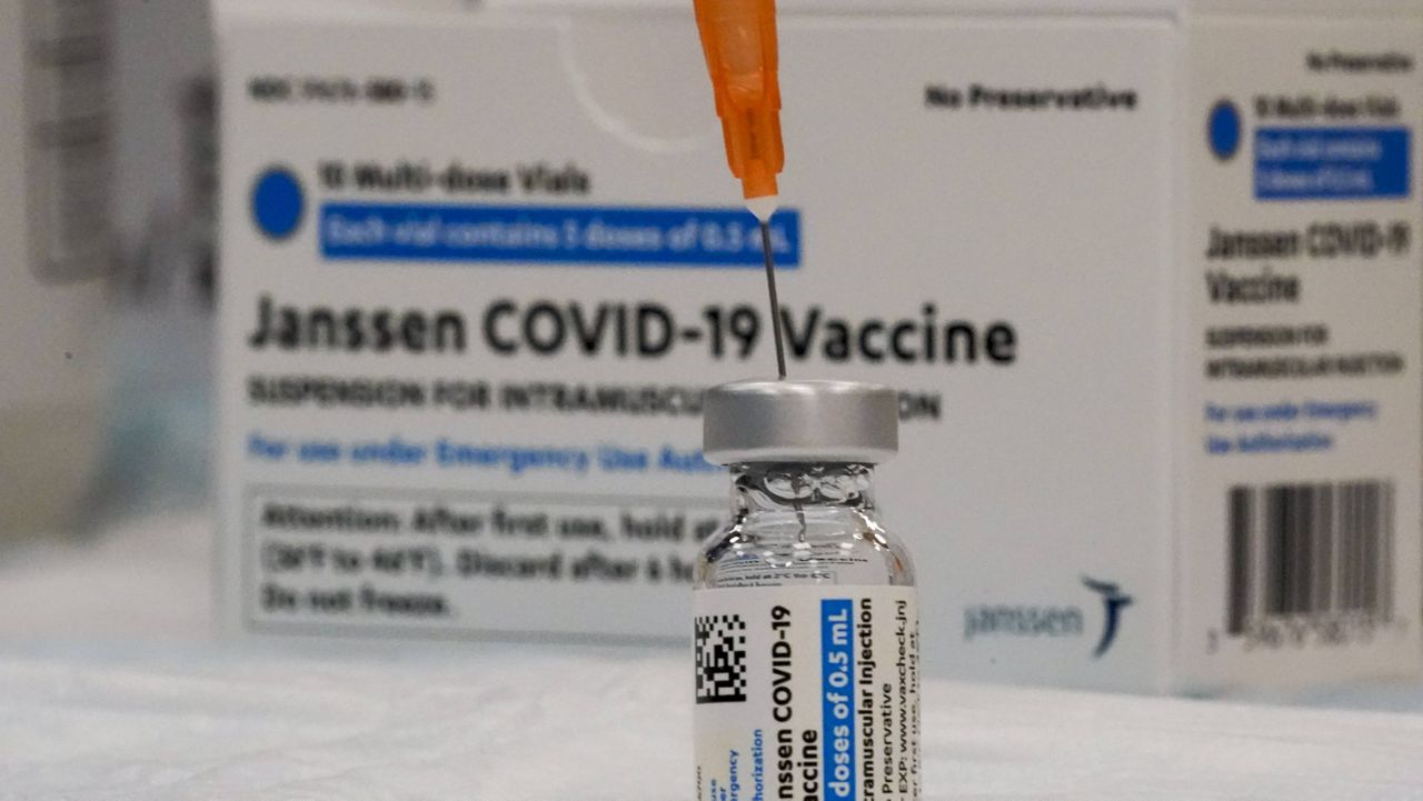 The Johnson & Johnson COVID-19 vaccine (AP Photo/Mary Altaffer, File)