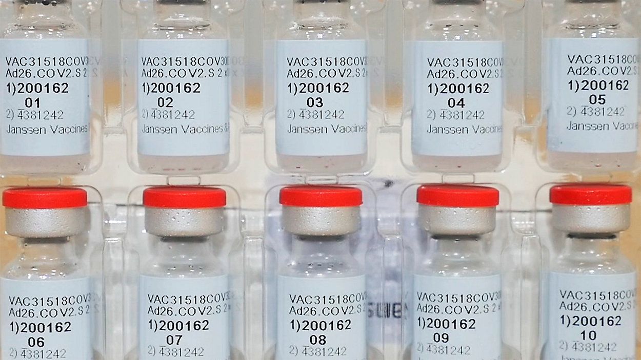 Vials of the Johnson & Johnson COVID-19 vaccine (AP Photo, File)