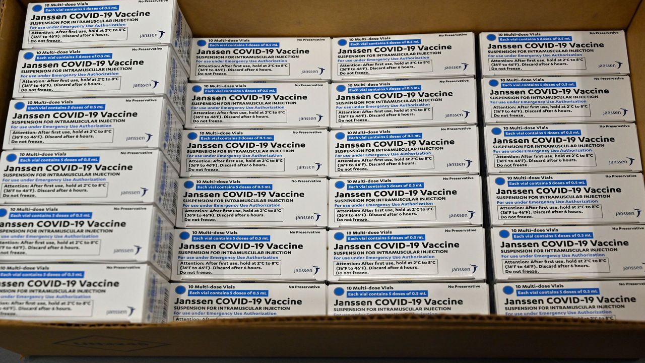 Boxes of Johnson & Johnson's COVID-19 vaccine (AP Photo, File)