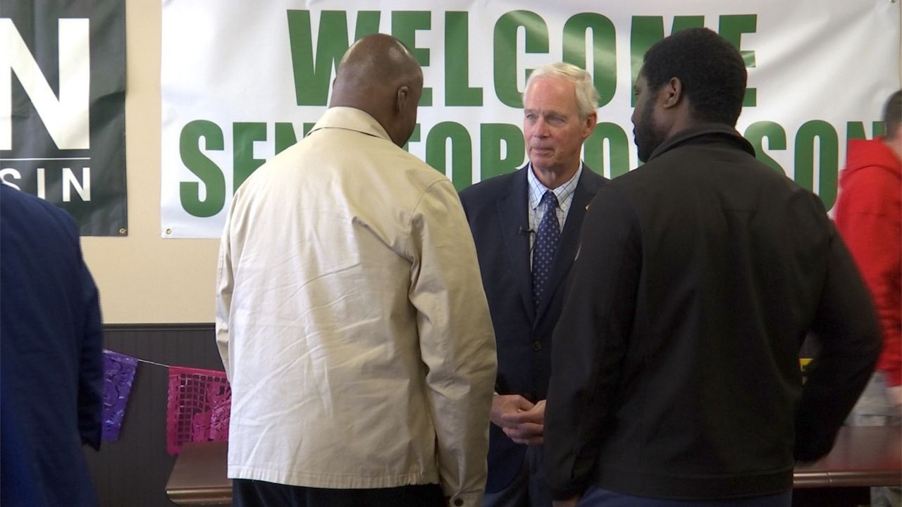 Sen. Johnson makes a pitch to the center
