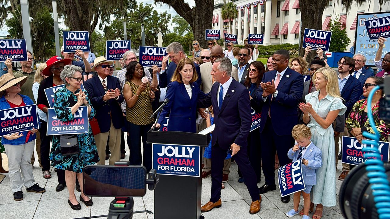 Jolly announces running mate in governor race
