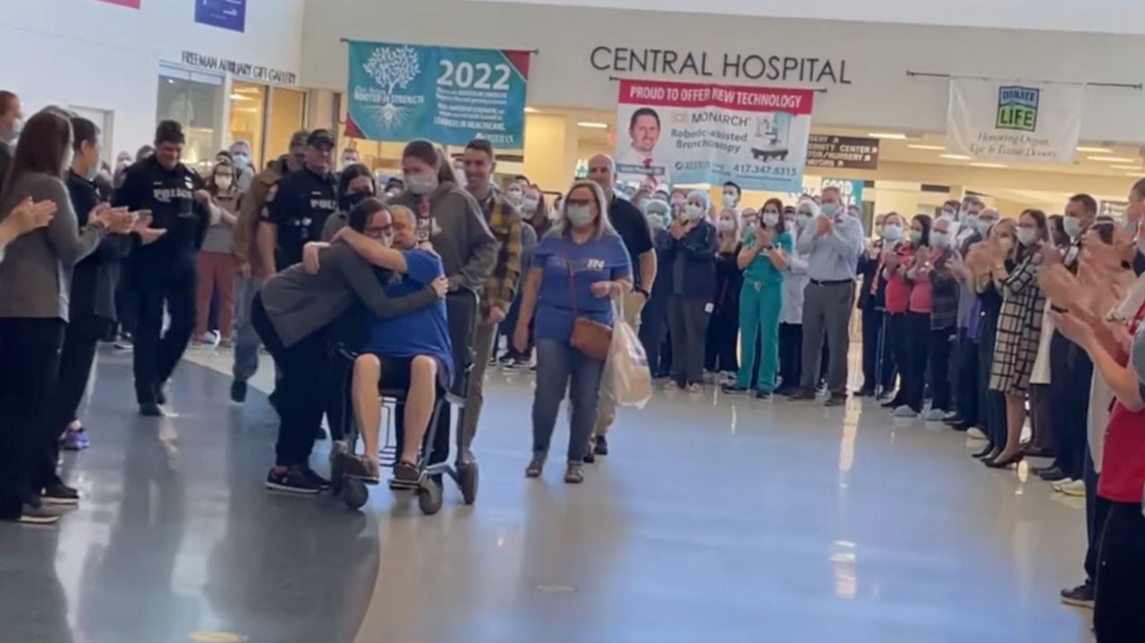 Joplin Officer released after getting shot (Joplin Police Dept. Facebook)