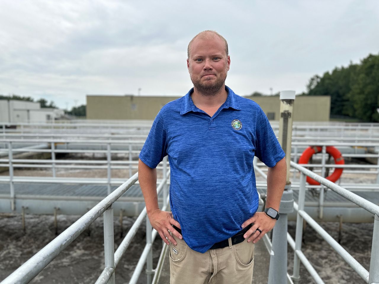 Josh Holton, the wastewater systems manager for the Southwest Licking Community Water and Sewer District.