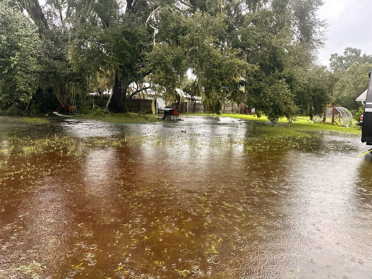 Bradley Anderson's property flooded property. (Courtesy: Bradley Anderson)