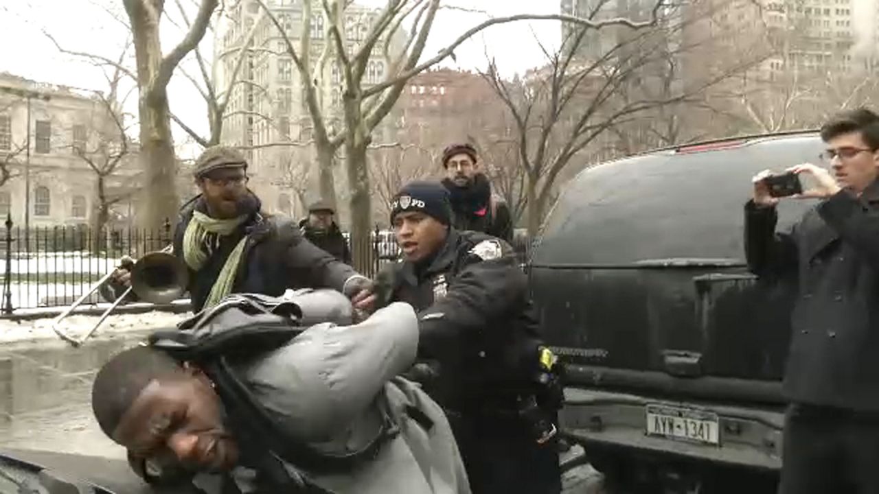 City Councilman Jumaane Williams discusses arrest during immigration rally