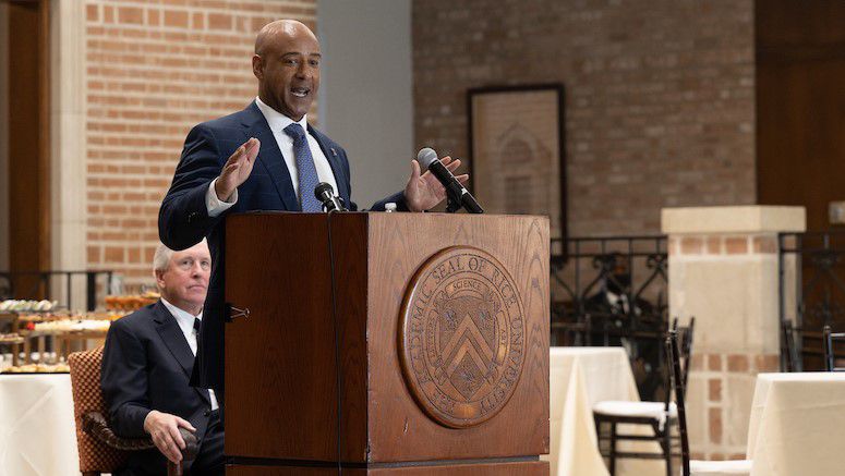 On Nov. 11, Provost Reginald DesRoches was named the next president of Rice University. (Courtesy Jeff Fitlow)