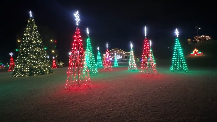 The Celebration of Lights in Kannapolis. (Spectrum News 1/Charlton Wilson)