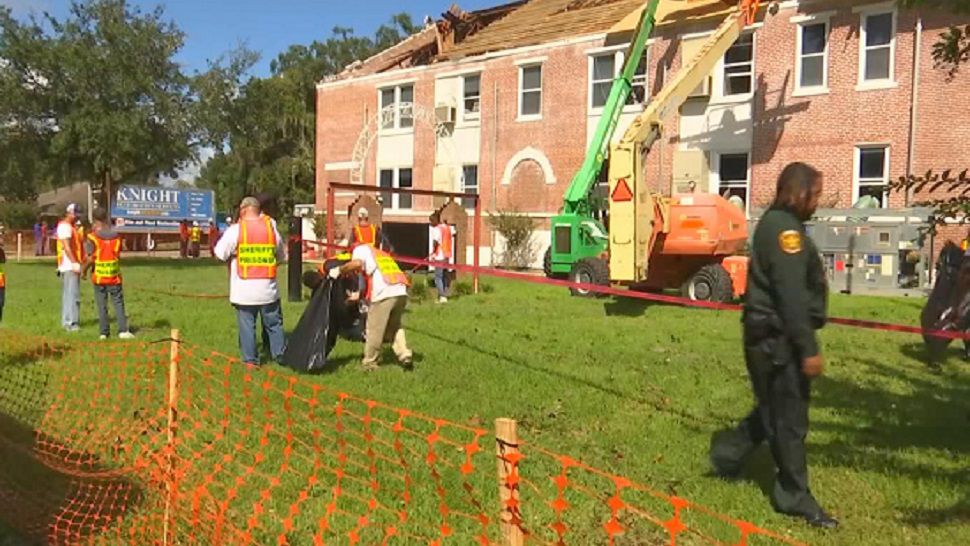 Kathleen Middle School Copes With 'Devastating' Damage