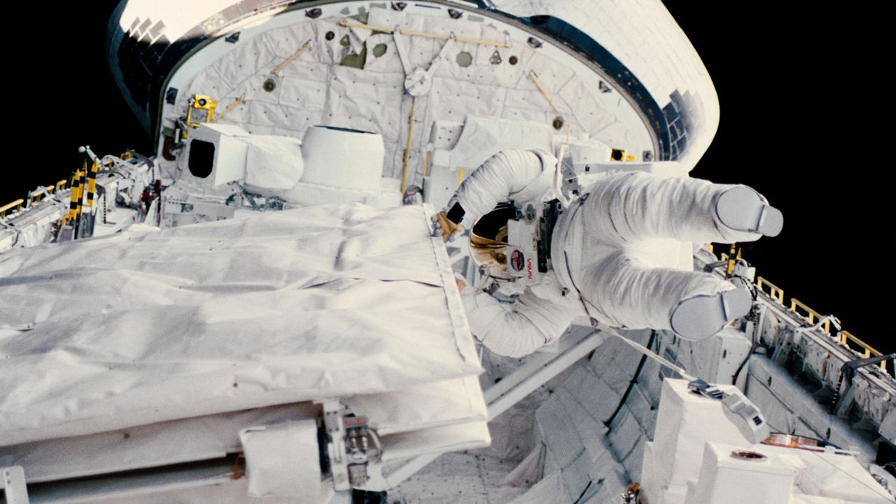 Kathy Sullivan spacewalk