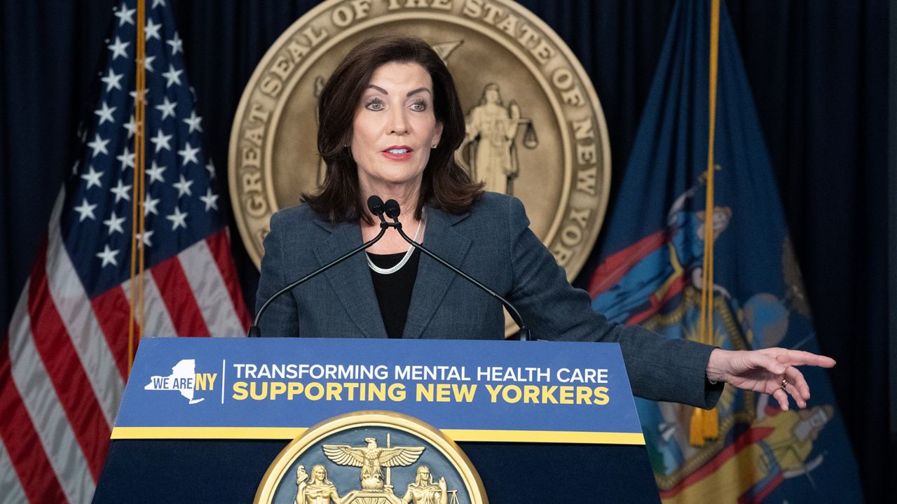 State regulations that would require hospitals to set up discharge plans for patients are up for approval. (Office of Governor Kathy Hochul/Don Pollard)