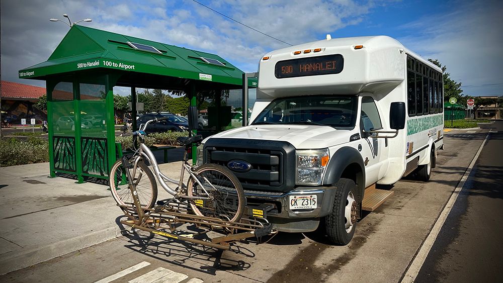 The Kauai Bus Pass Outreach Program is accepting applications through Kauai nonprofits for free or discounted bus passes. (Photo courtesy of County of Kauai)