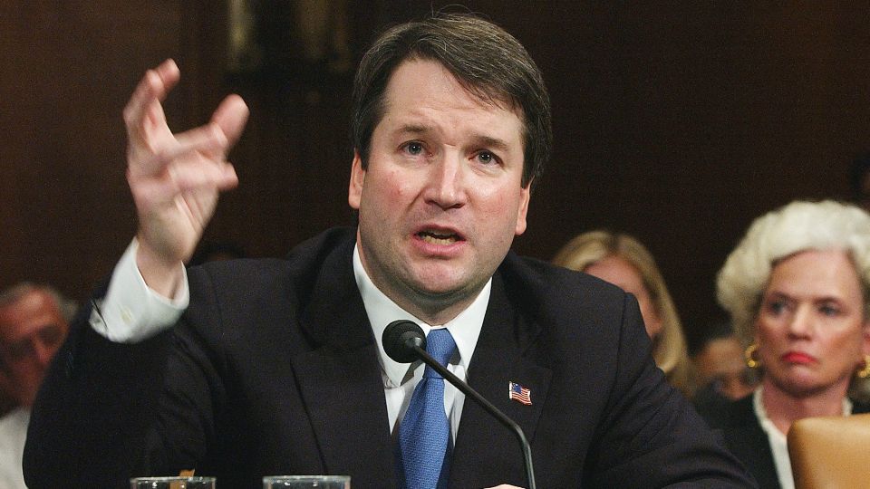 Judge Brett Kavanaugh has denied Christine Blasey Ford's and other women's allegations of sexual misconduct, in a clash that has underscored America's political and cultural fault lines.  (File photo of Judge Brett Kavanaugh from AP's Alex Brandon) 