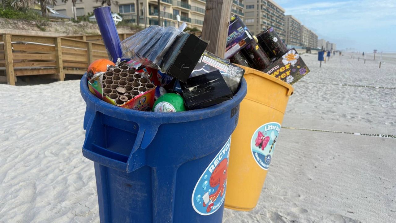 Volusia County residents clean up beach after 4th of July celebrations