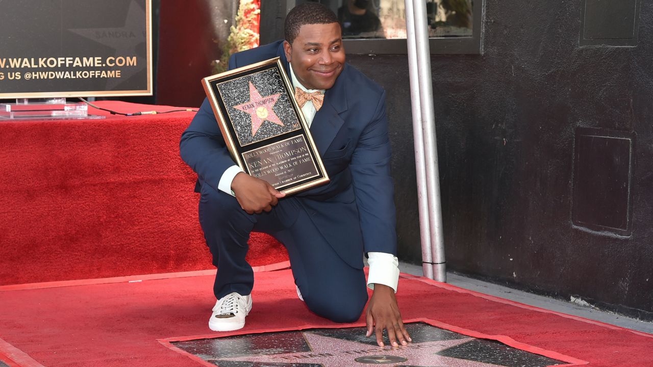 Kenan Thompson, known for his roles on "Saturday Night Live" and "Good Burger," attends a ceremony honoring him with a star on the Hollywood Walk of Fame on Thursday, Aug. 11, 2022, in Los Angeles. (Photo by Richard Shotwell/Invision/AP)