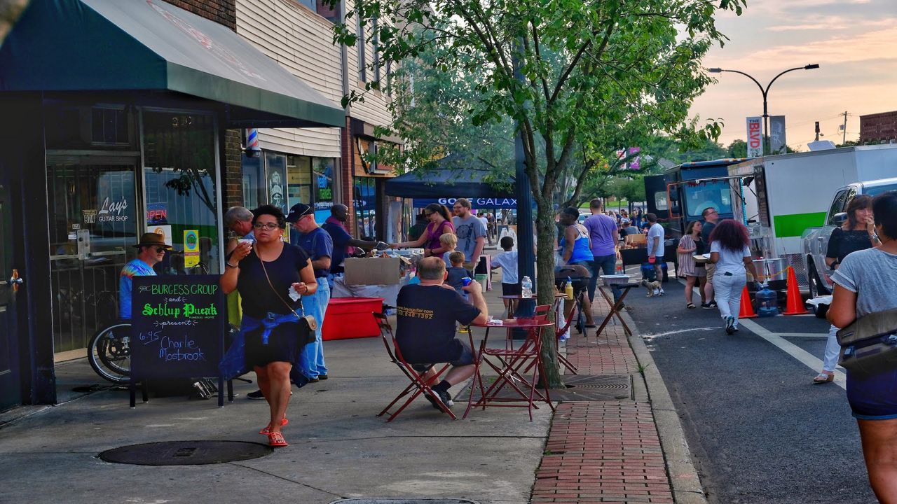 Now in its 5th year, First Friday is set to run 6 p.m. to 9 p.m. on the first Friday of each month from June through September on the historic Kenmore Boulevard. (Photo courtesy of Kenmore Neighborhood Alliance)