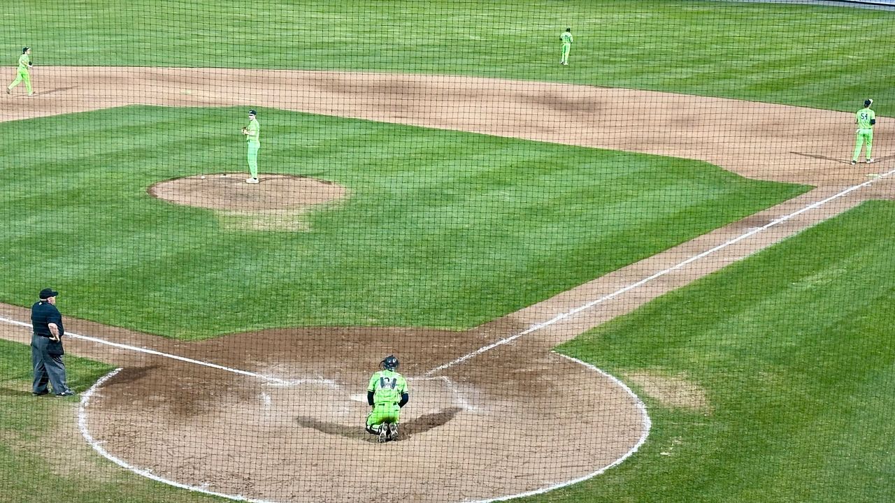 The Bravehearts at a recent game at Fitton Field (Spectrum News1/Kevin Shea)