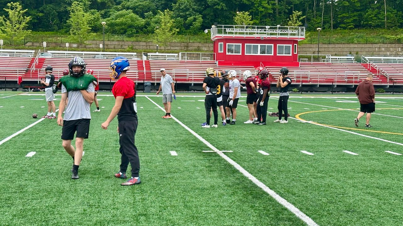 District 2 players at a recent practice (Spectrum News1/Kevin Shea)