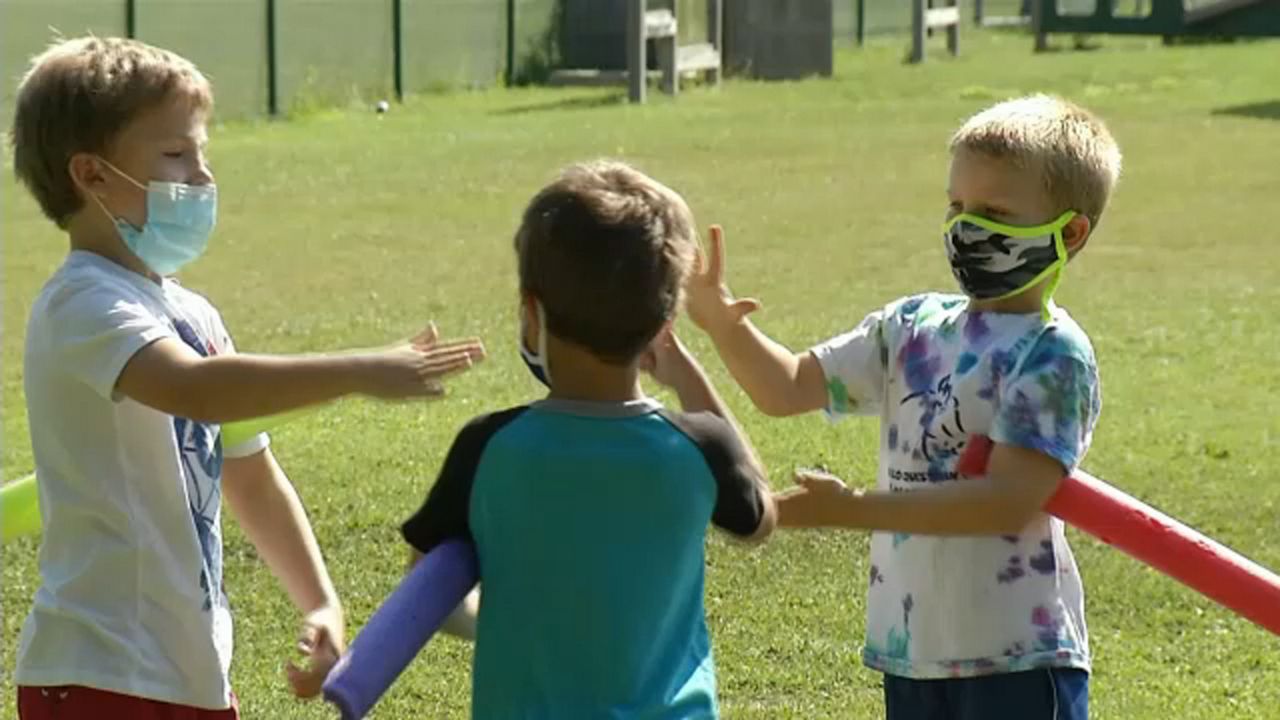 kids in masks