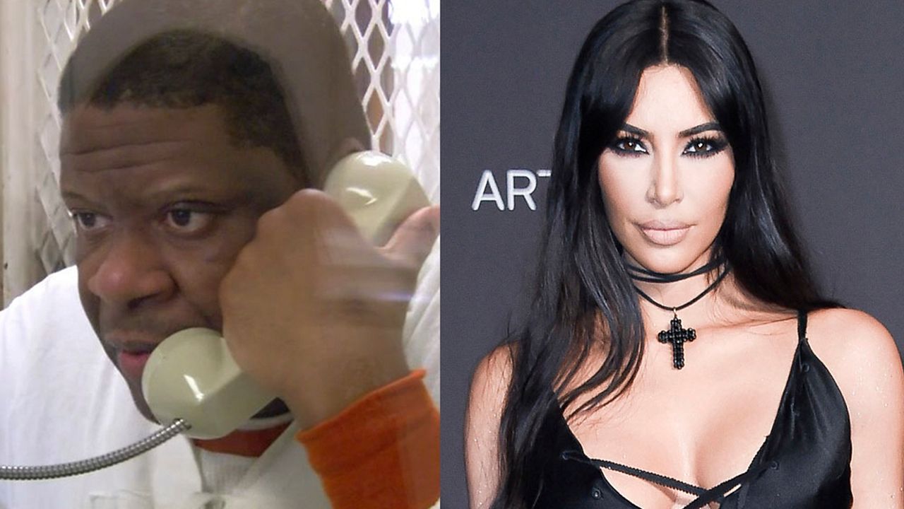 Photo of Rodney Reed and Kim Kardashian (Spectrum News / AP Images)