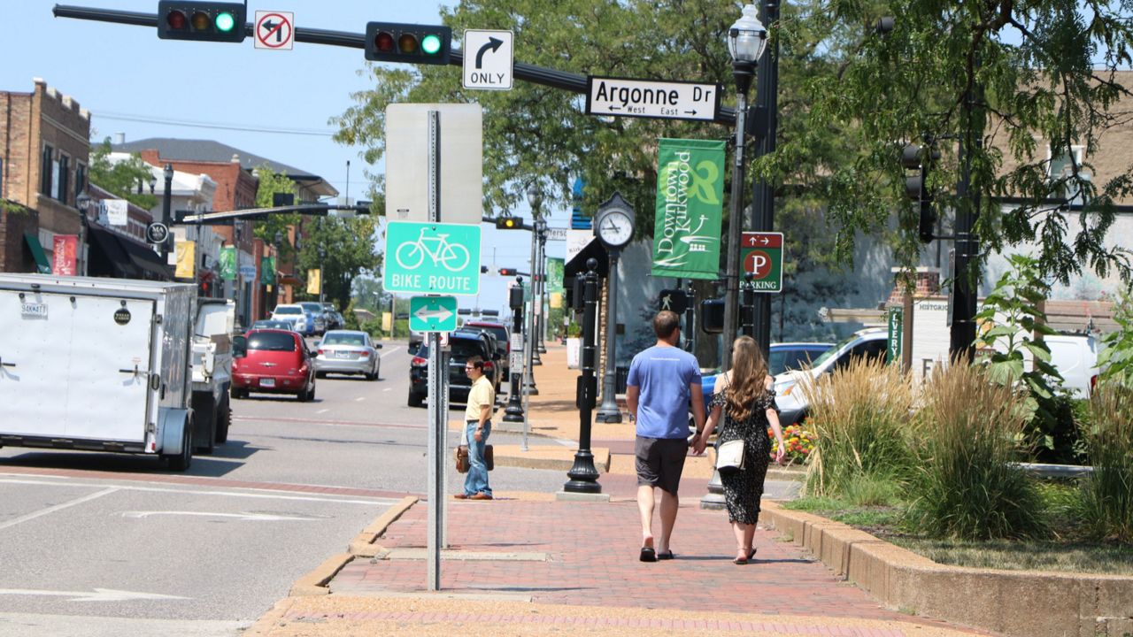 Pictured is downtown Kirkwood.