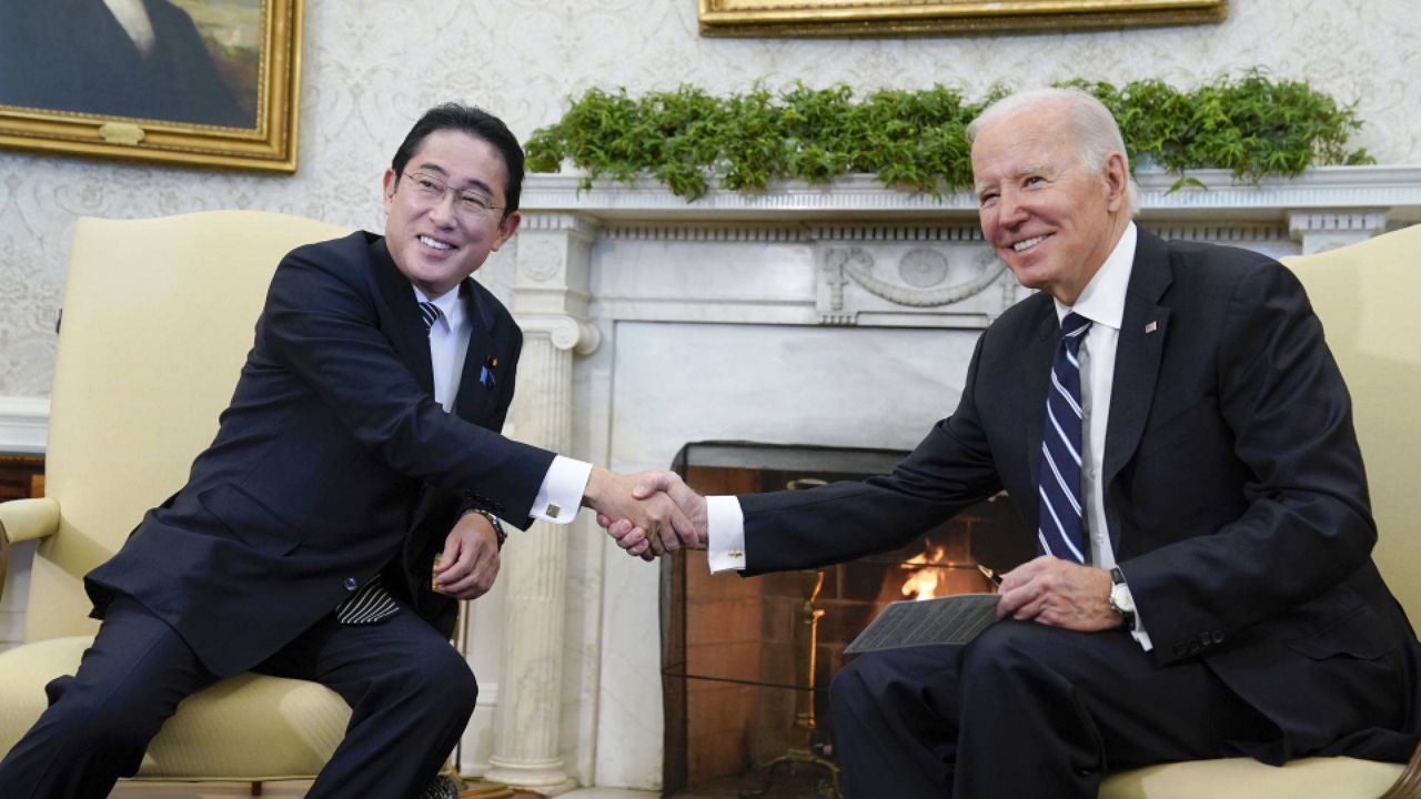 Biden Kishida Discuss Japan Stepping Up Security