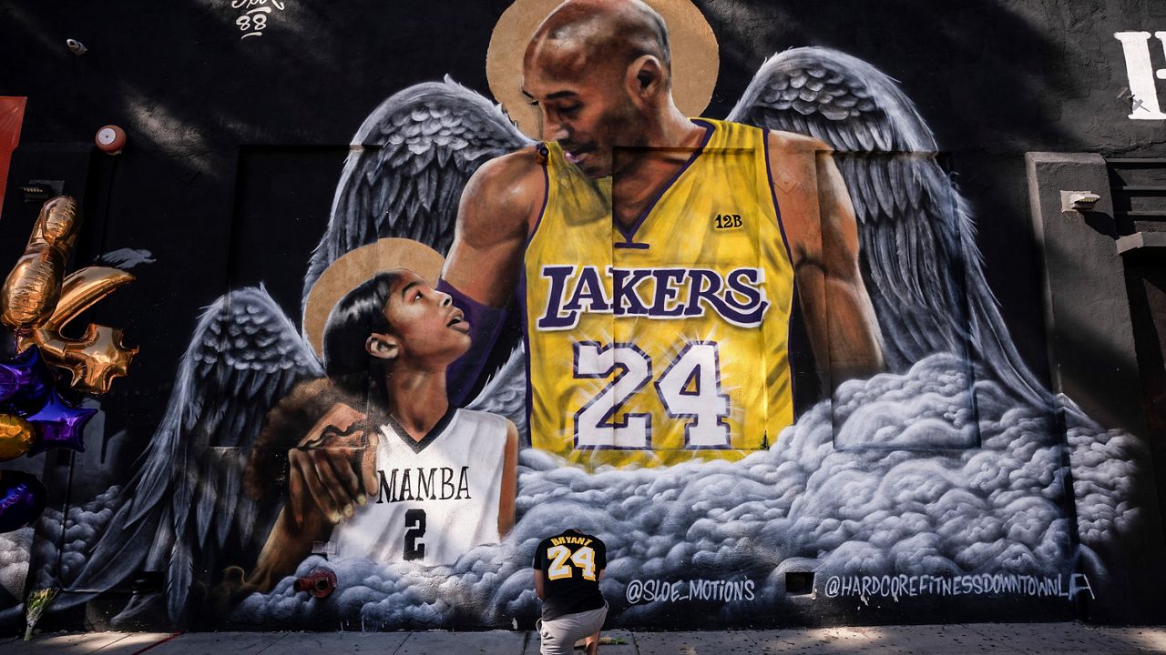 Kobe Bryant remembered in murals around Los Angeles area