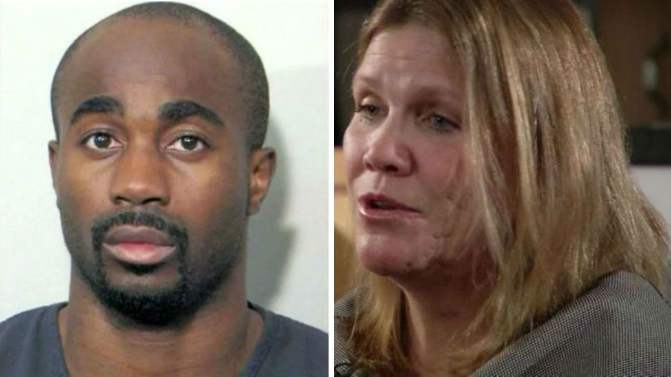 Chimene Onyeri, left, will be in court on March 26 for his first day of the trial accusing him of shooting Travis County Judge Julie Kocurek, right, in 2015. 