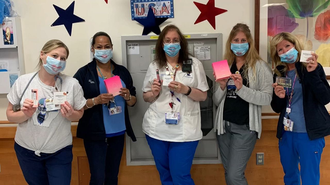 Louanna Factora donated makeup to NYC hospitals