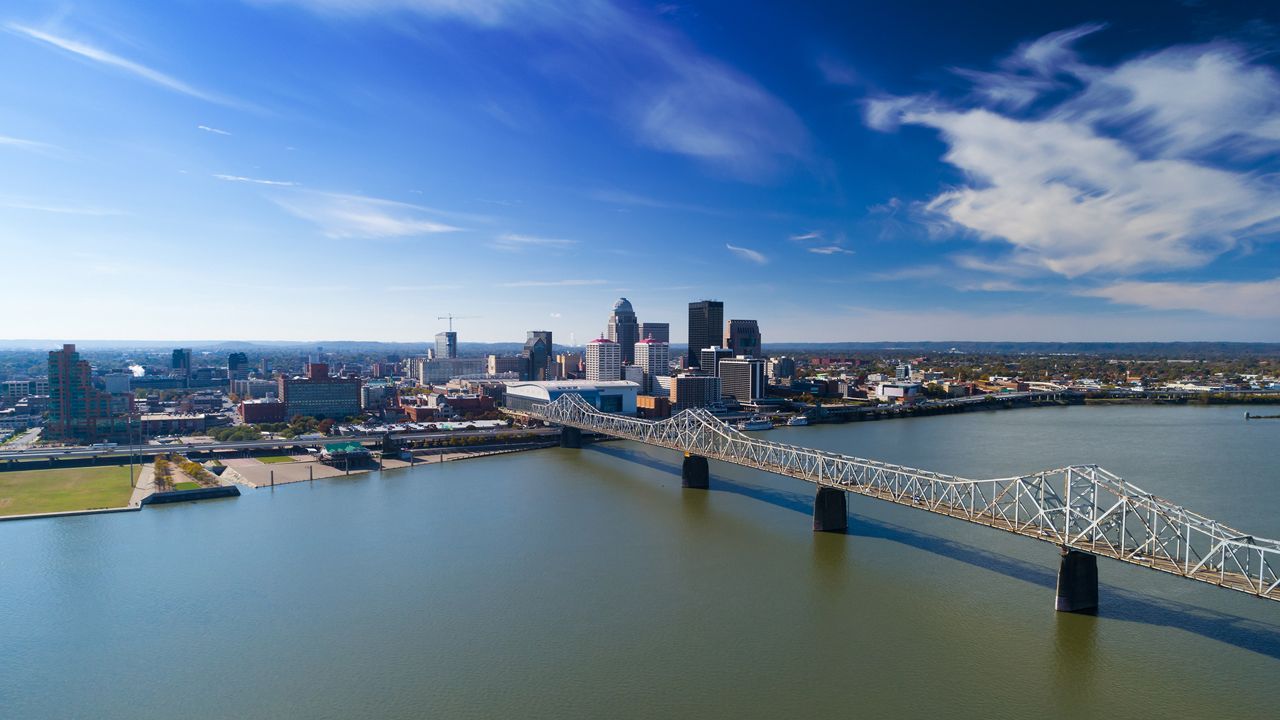 Ohio River by Louisville, Kentucky