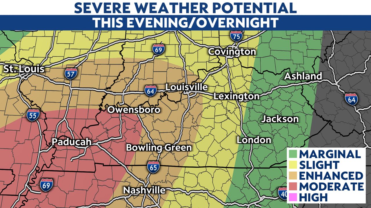 Severe Thunderstorm Potential Later Tonight