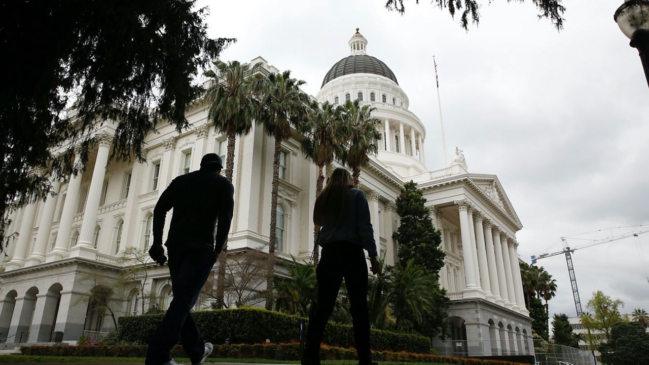 The grounds of the California State Capitol building. (AP Photo/Rich Pedroncelli)