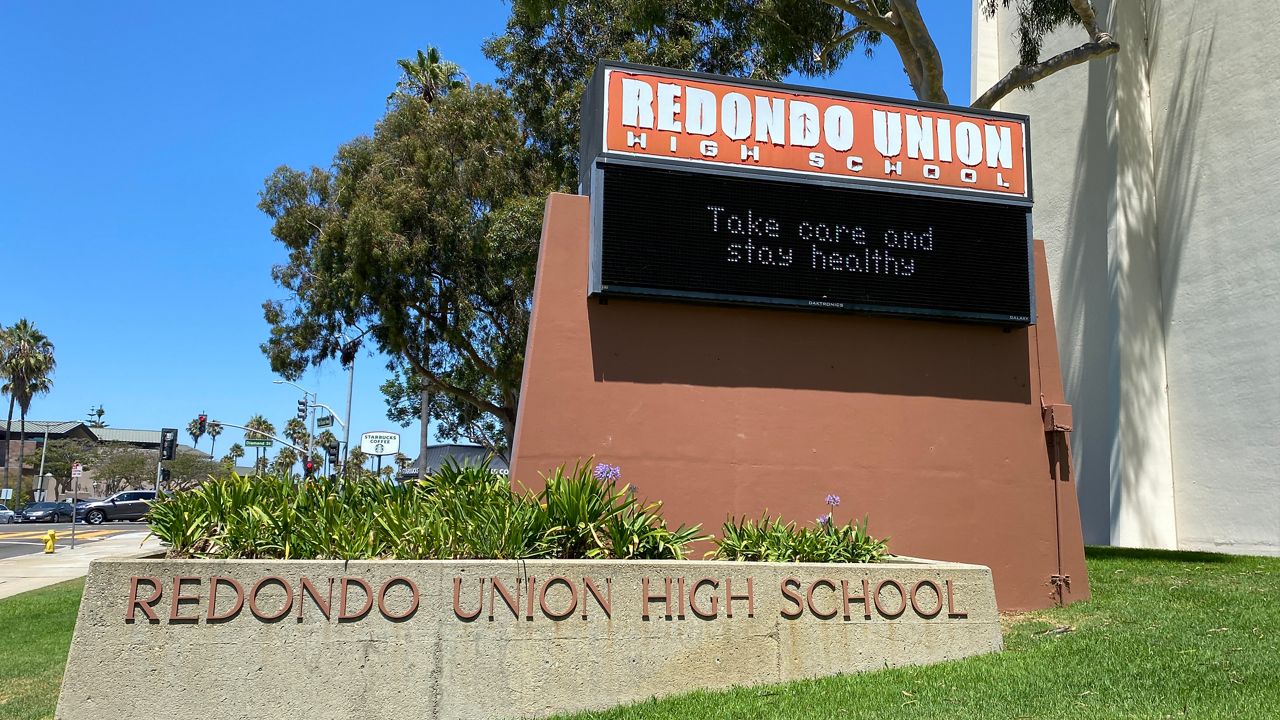 Schools like Redondo Union High School have had to change typical new student orientations during the pandemic. (Spectrum News/David Mendez)