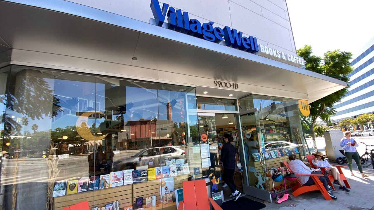 The entrance to Culver City's Village Well bookstore and coffeeshop. (Spectrum News/David Mendez)