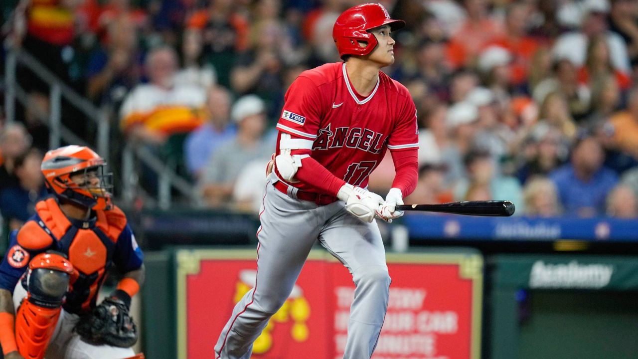Ohtani's 41st homer leads Angels to a 2-1 win over Astros