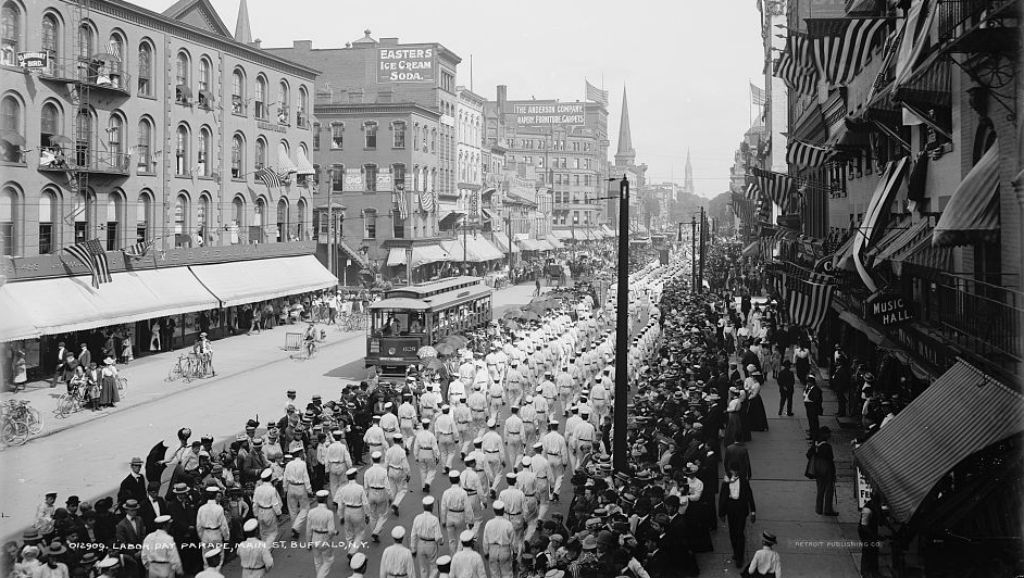 Labor Day parade circa 1900