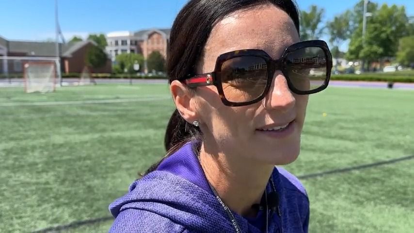 High Point University women's lacrosse coach Lyndsey Boswell didn't miss a game while battling cancer. (Spectrum News 1)