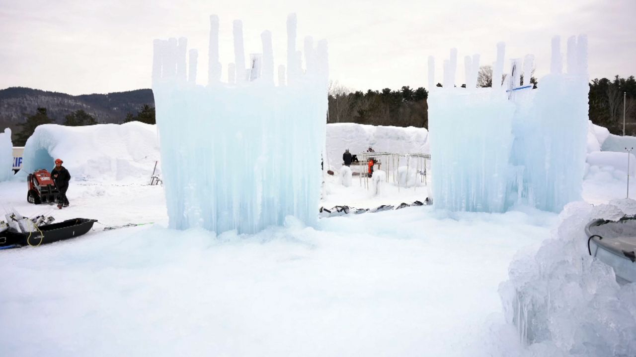 Ice Castles creating a winter wonderland in Lake
