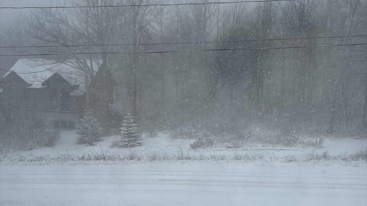 Snowy road