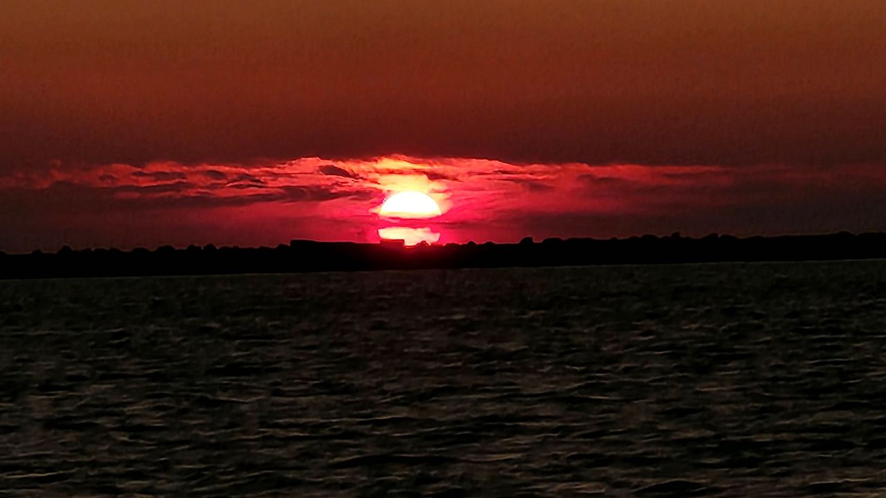 The sun sets over Lake Erie. (Photo courtesy of Matt Lewis)