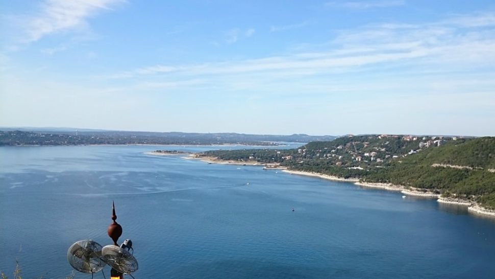 A portion of Lake Travis appears in this image from October 2017. (Spectrum News)